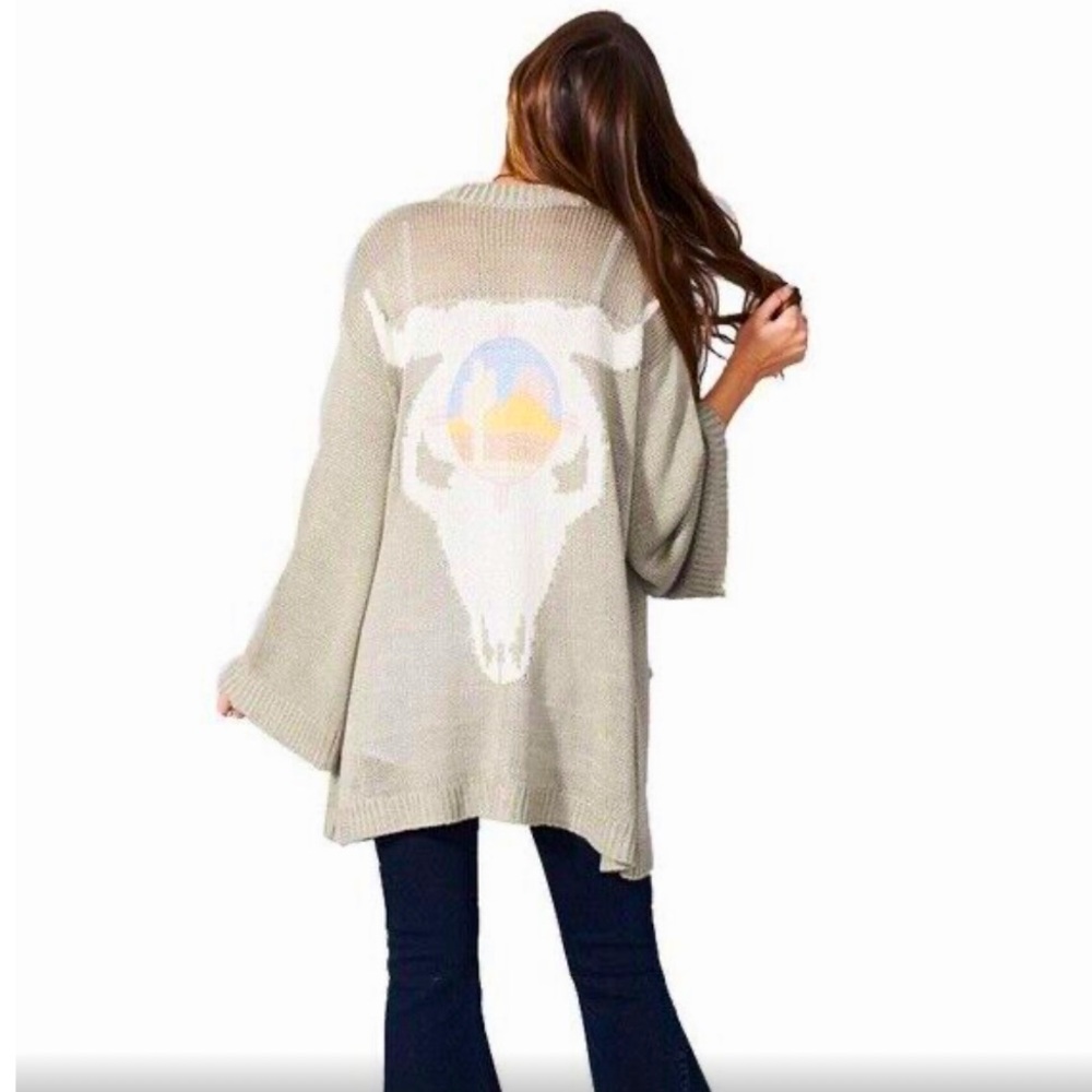 Show Me Your Mumu Ojai Bull Easy Cardigan Sweater